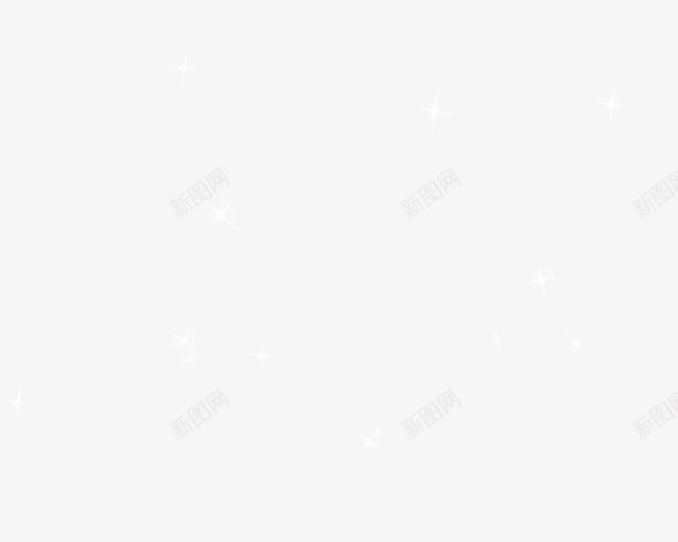 白色发光星星效果元素png免抠素材_新图网 https://ixintu.com PNG 发光 效果元素 星星 点缀