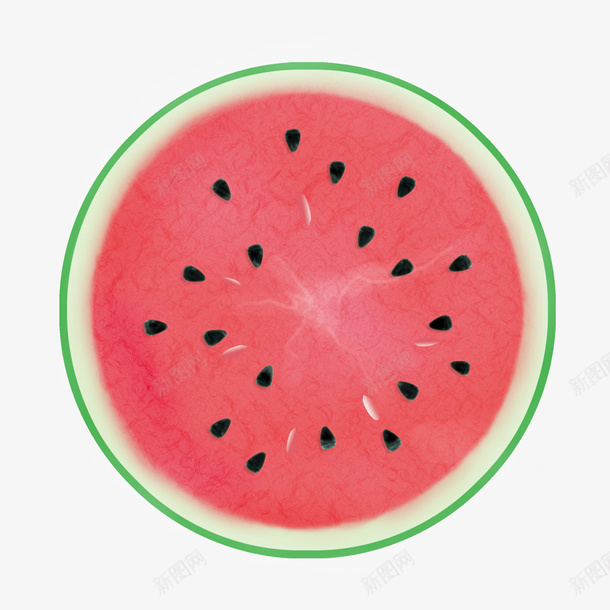 卡通半边西瓜psd免抠素材_新图网 https://ixintu.com 半边西瓜 卡通西瓜 小西瓜 水果 红西瓜 西瓜破 西瓜素材