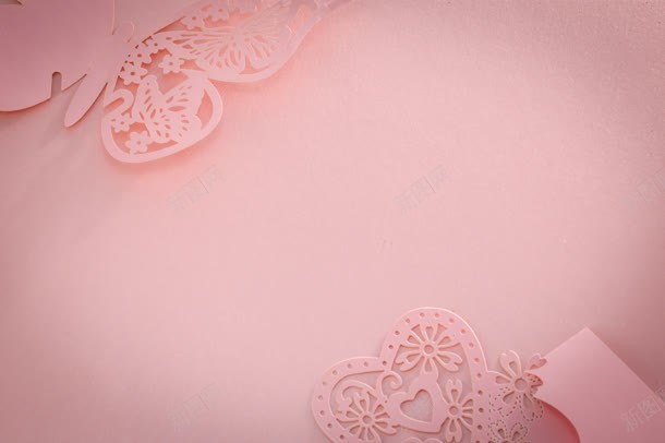 粉红色剪纸简约banner背景jpg设计背景_新图网 https://ixintu.com banner 剪纸 简约 粉红色 背景