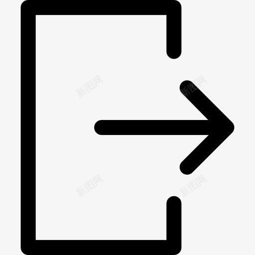 急救出口图标png_新图网 https://ixintu.com 右箭头 急救 离开 退出界面 门