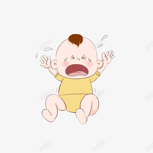 哭闹的婴儿psd免抠素材_新图网 https://ixintu.com 哭闹 婴儿 小孩子 闹脾气