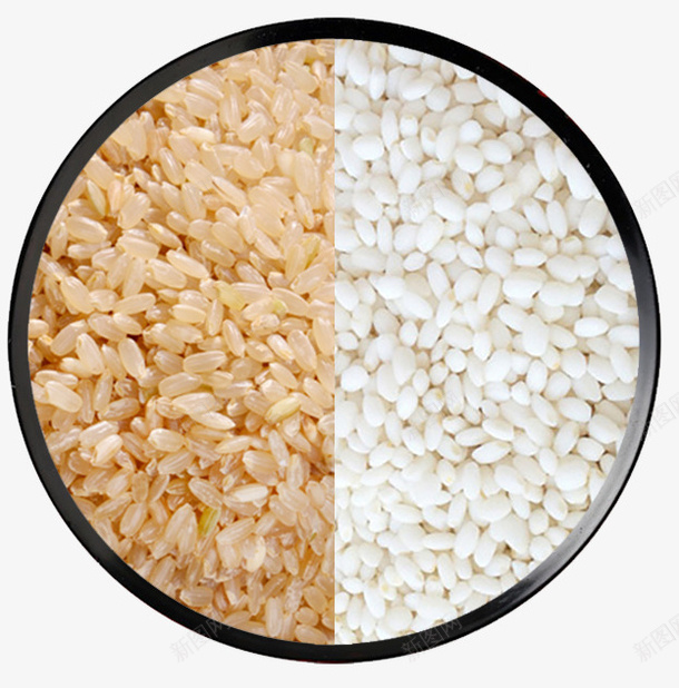 实物粮食糙米糯米png免抠素材_新图网 https://ixintu.com 产品实物 包装设计 海报设计 粮食 糙米 糯米