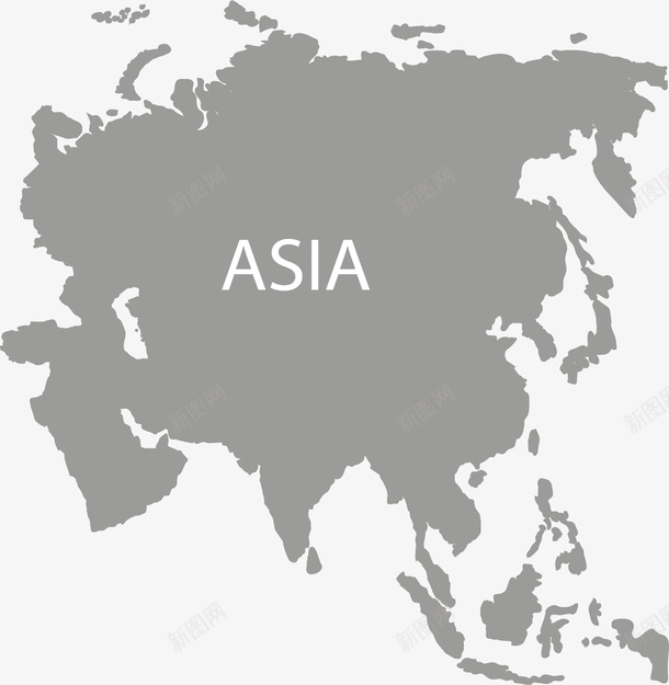 灰色亚洲简约地图矢量图ai免抠素材_新图网 https://ixintu.com 地图 灰色亚洲地图 灰色地图 灰色的地图 矢量png 简约风 矢量图