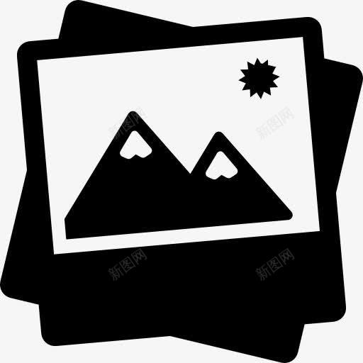 光接口符号山水图标png_新图网 https://ixintu.com 图像 形象 景观 照片 照片的图标 界面 符号 象征