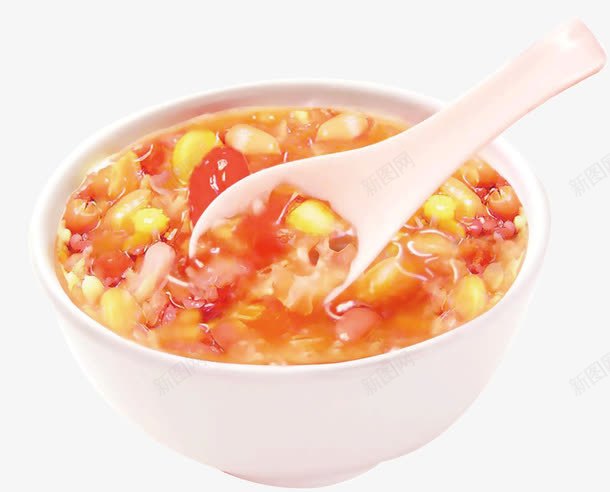 什锦银耳水果粥psd免抠素材_新图网 https://ixintu.com 免扣素材 水果粥 玉米粥 甜品 甜羹 粥 银耳