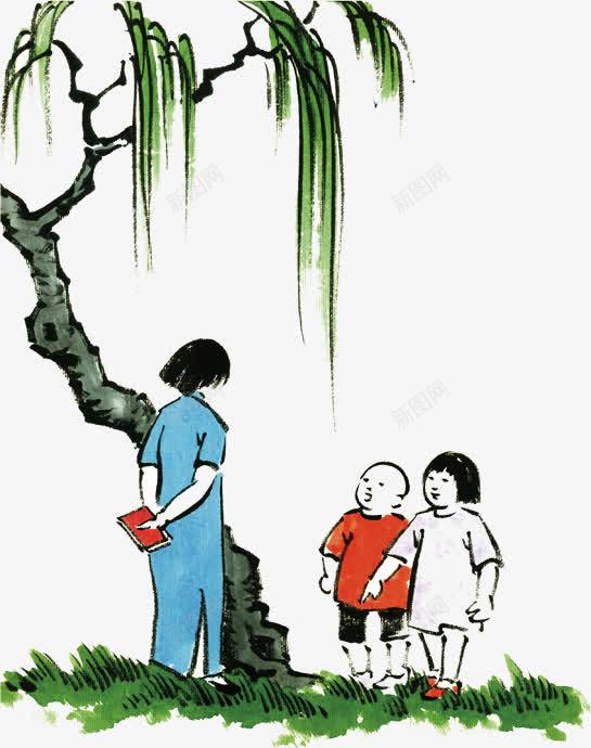 板书有感诗句插图png免抠素材_新图网 https://ixintu.com 古代 学生 开学啦 开学季 杨柳 板书有感诗句插图 老师