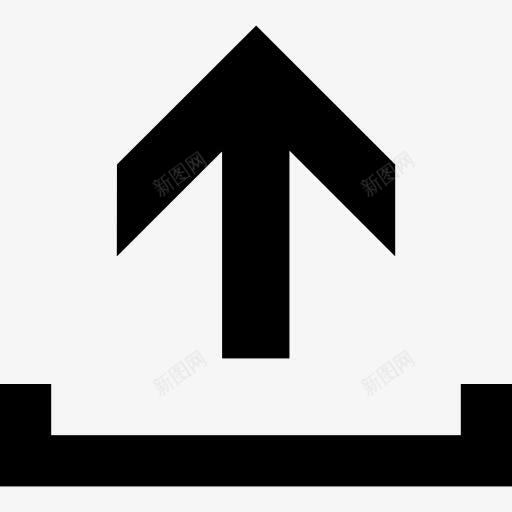 上传标志图标png_新图网 https://ixintu.com 上 发件箱 向上 托盘 界面 箭头