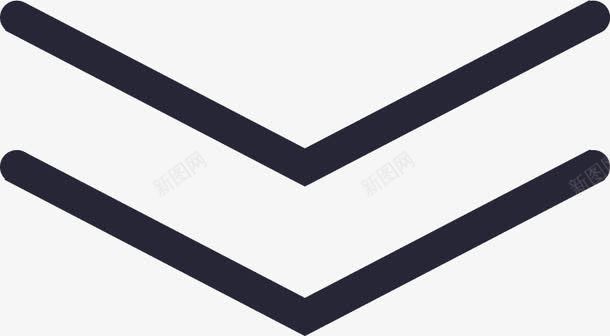 下拉箭头png免抠素材_新图网 https://ixintu.com 下拉箭头