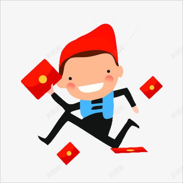 红包人物png免抠素材_新图网 https://ixintu.com 卡通红包 抽奖红包 搞怪红包