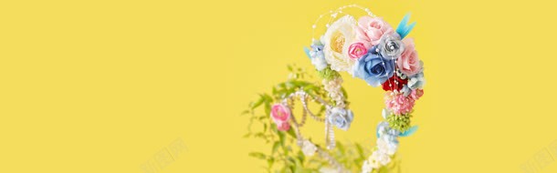 清新手编花环情人节海报背景jpg设计背景_新图网 https://ixintu.com 天猫背景 宝石背景 广告背景 心形背景 情人节背景 海报背景 淘宝背景 温馨背景 爱心背景 顶部海报