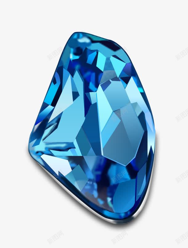 品质蓝色水晶png免抠素材_新图网 https://ixintu.com 地产元素 蓝宝石 钻石 高贵