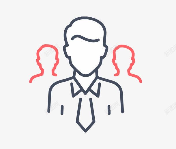 人物线稿图标png_新图网 https://ixintu.com AI符号 ai格式 icon 人物 关于我们 关于我们图标 写真在线 员工 扁平化 扁平设计 矢量图免费