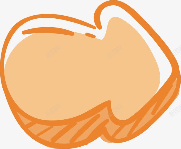 彩色手绘箭头图标png_新图网 https://ixintu.com 卡通箭头 可爱箭头 手绘箭头 指向箭头 矢量箭头 立体箭头 线型箭头