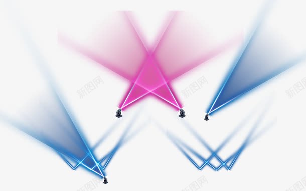 舞台灯光png免抠素材_新图网 https://ixintu.com 光效 光线 双十一舞台灯 大灯 射灯 激光灯 舞台灯光
