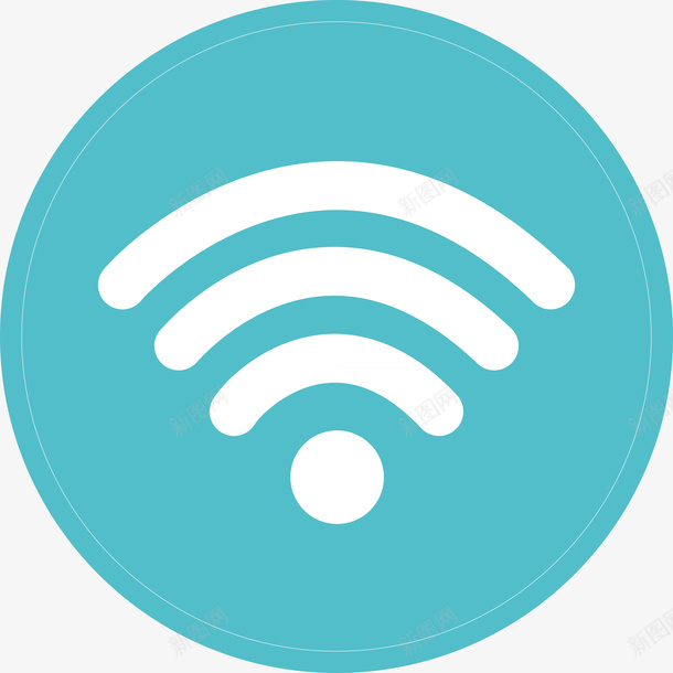 创意WIFI信号矢量图ai免抠素材_新图网 https://ixintu.com 卡通 无线网设计 精美 网卡 网卡设计 网线 矢量图