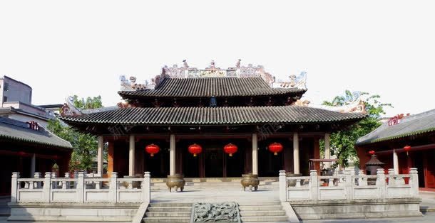 儒家廉政文化教育基地png免抠素材_新图网 https://ixintu.com 古代建筑 孔子文化 孔庙 尊贤 屋檐 建筑艺术 教育基地 敬老尊贤 灯笼 绿树 蓝天 鼎