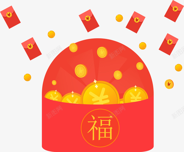 红包金币1png免抠素材_新图网 https://ixintu.com 红包 金币 钱