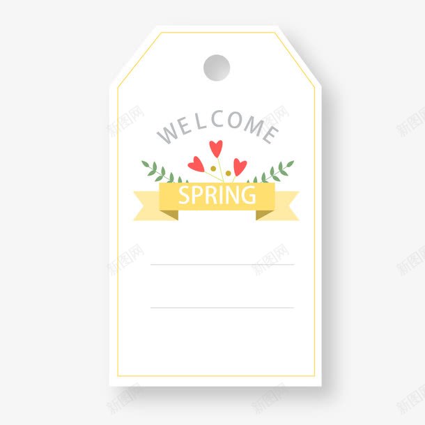 清新英文彩色春天卡片png免抠素材_新图网 https://ixintu.com 可爱名片 底纹边框 彩色名片 春天树叶 春季名片 春暖花开 树叶 树叶底纹 树叶纹理 清新 矢量树叶 碎花卡片 碎花名片 英文 设计