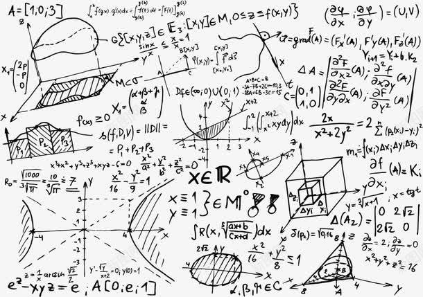 数学元素底纹花纹矢量图ai免抠素材_新图网 https://ixintu.com 底纹花纹 数字 数字背景 数学 数学元素 草稿 矢量图