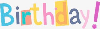 彩色生日会png免抠素材_新图网 https://ixintu.com birthday 字母 彩色 生日 聚会