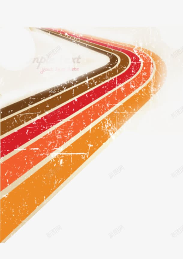 彩虹公路png免抠素材_新图网 https://ixintu.com 公路 彩虹 彩虹阶梯 跑道 跑道线 道路