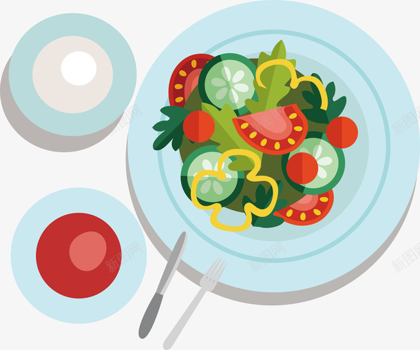 卡通手绘清新插画美食矢量图ai免抠素材_新图网 https://ixintu.com 卡通 手绘 插画 水果拼盘 清新 煎蛋 牛奶 糕点 美食蔬菜 矢量图