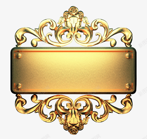 黄金花纹png免抠素材_新图网 https://ixintu.com 实用 底纹 底纹边框 背景 边框相框 黄金花纹 黄金花纹模板下载