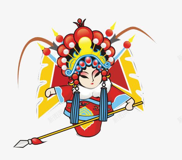 卡通戏剧花旦png免抠素材_新图网 https://ixintu.com 传统文化 国粹 戏剧 花旦