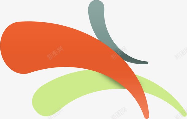 不规则图形元素png免抠素材_新图网 https://ixintu.com 几何 扭曲 简约 素材