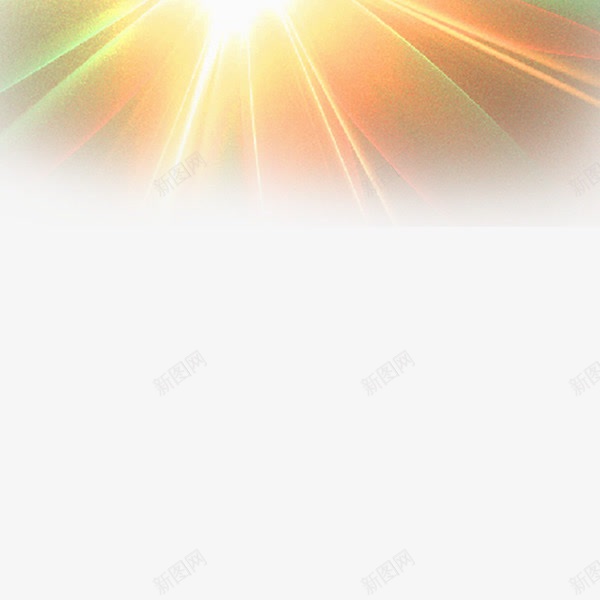 金黄色炫光光效png免抠素材_新图网 https://ixintu.com 光光 金黄色