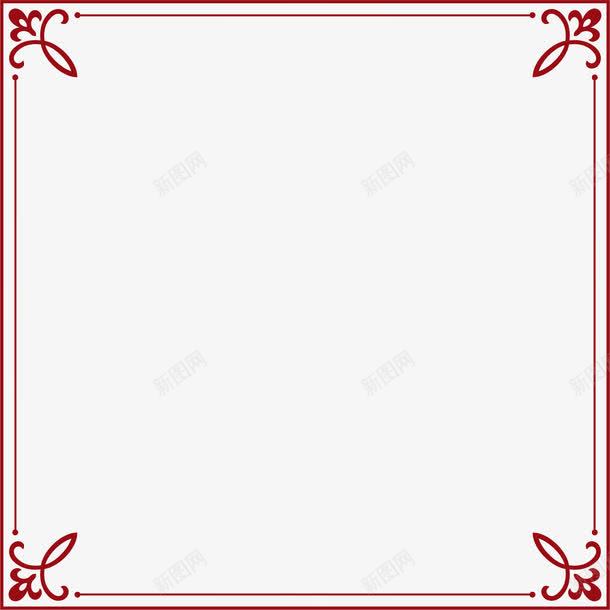 简单边框png免抠素材_新图网 https://ixintu.com 中式花框 复古花框 婚礼花框 简单 结婚花框 花框 边框