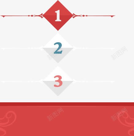 数字分割线png免抠素材_新图网 https://ixintu.com 分割线 数字
