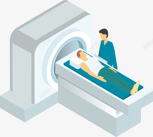 做检查的病人png免抠素材_新图网 https://ixintu.com 医生 医疗 医院 卡通 手绘人物 护士 检查 治疗 病人
