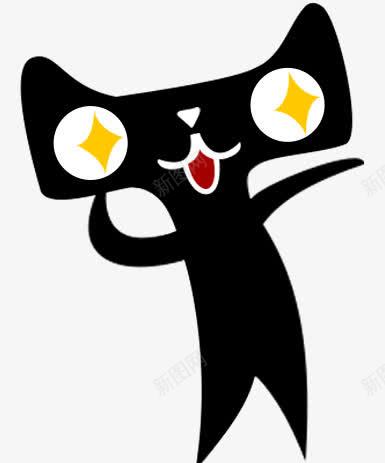 天猫表情png免抠素材_新图网 https://ixintu.com 卡通 天猫 形象 猫头