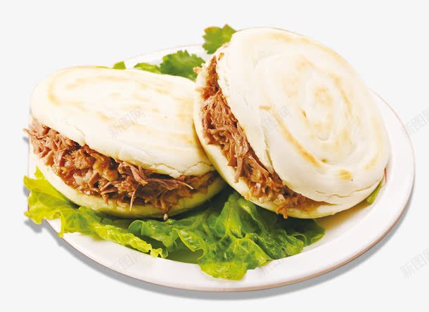 肉夹馍装饰图案png免抠素材_新图网 https://ixintu.com 免抠PNG 特色美食 肉夹馍 装饰图案