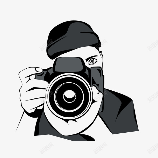 手绘卡通摄影机矢量图eps免抠素材_新图网 https://ixintu.com png免抠图 创意 卡通 手绘 拍照 摄影师 时尚 矢量图