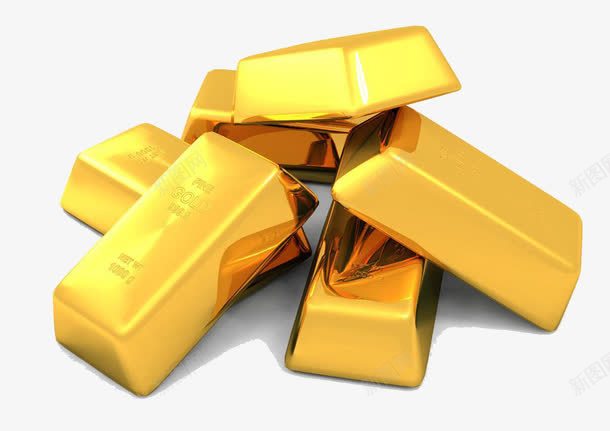 金条png免抠素材_新图网 https://ixintu.com 金子 金条 钱