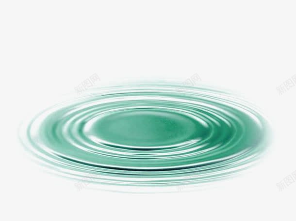 水纹png免抠素材_新图网 https://ixintu.com 彩色涟漪 水纹 水花 涟漪 绿色