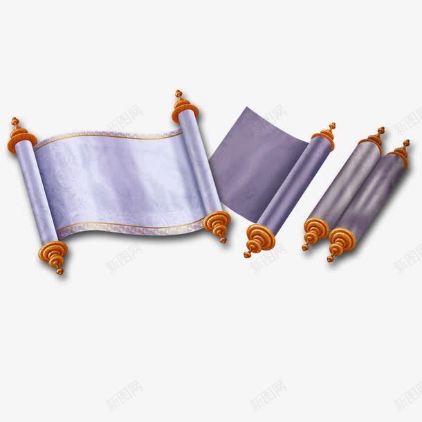 古风丝绸卷轴png免抠素材_新图网 https://ixintu.com 丝绸 中国风 卷轴 古风 圣旨 画卷