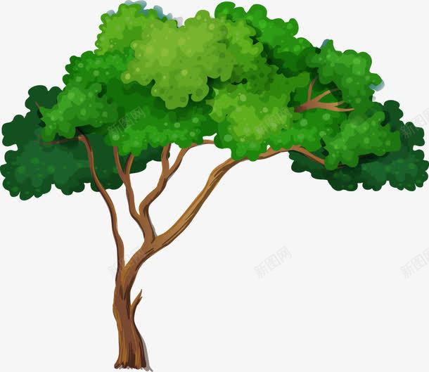 卡通树木png免抠素材_新图网 https://ixintu.com MG ppt 动画 卡通许愿树 可爱 扁平化 森林 植物 祈福树 简约