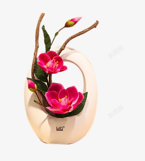 仿真花假花玉兰陶瓷花瓶花艺png免抠素材_新图网 https://ixintu.com wo仿真花假花玉兰陶瓷花瓶套装 产品实物 仿真花容器摆设 客厅餐桌橱窗花艺 家居装饰摆件