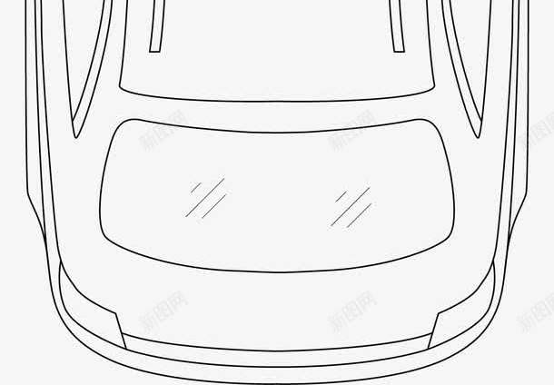 手绘车顶png免抠素材_新图网 https://ixintu.com 单线稿 卡通车 手绘汽车 手绘车 汽车 汽车先 汽车线稿 矢量车 线稿车