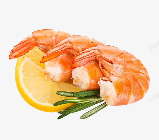 新鲜的美味虾肉png免抠素材_新图网 https://ixintu.com 橙子片 美味 美食 虾肉