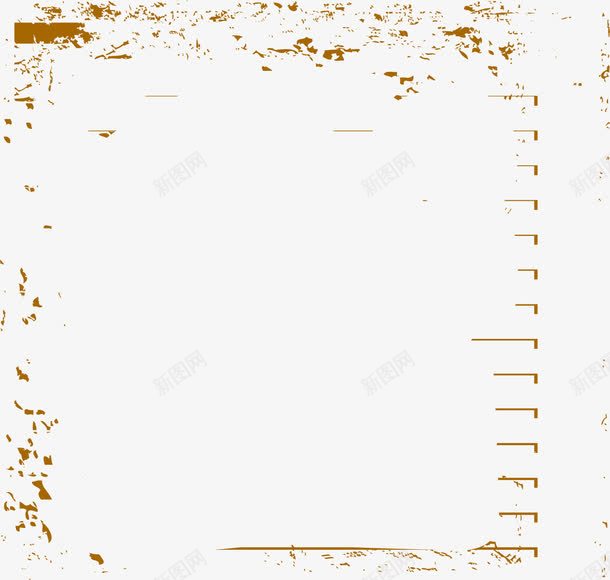 咖啡色磨砂框架png免抠素材_新图网 https://ixintu.com 咖啡色 复古 框架 清新 磨砂 简约 边框纹理