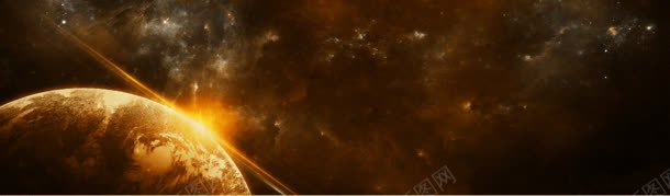 科幻大气banner背景jpg设计背景_新图网 https://ixintu.com 光效 城市 建筑 星空 星际 游戏 电商 酷炫
