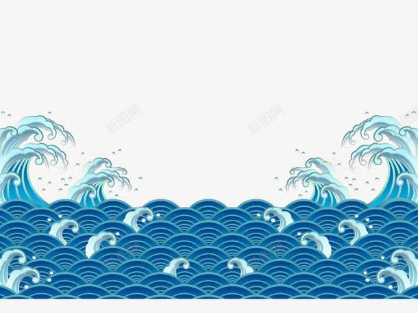 海浪png免抠素材_新图网 https://ixintu.com 卡通 大海 手绘 浪花 海水 海浪