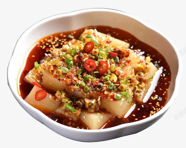 四川凉粉png免抠素材_新图网 https://ixintu.com 产品实物 凉粉 川菜 美食 麻辣菜系