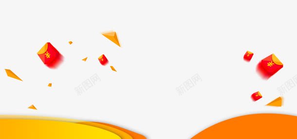 金色红包雨png免抠素材_新图网 https://ixintu.com 红包 红包图片 红包雨 金色