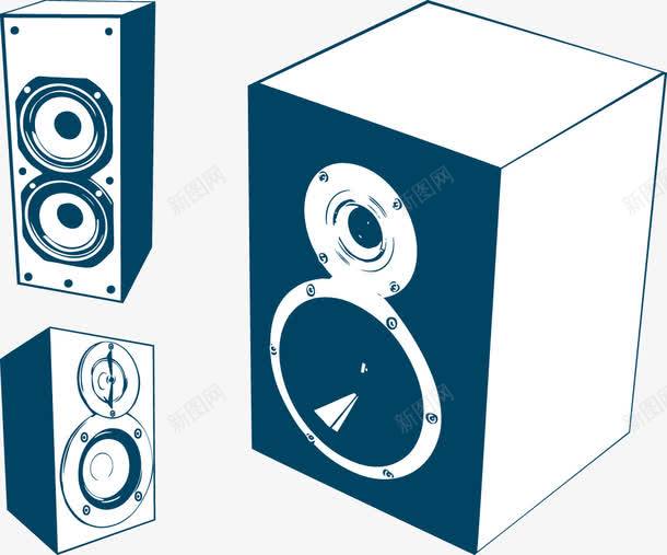 音响png免抠素材_新图网 https://ixintu.com KTV 家具 素描 音乐器材 音响