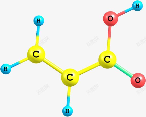 黄色丙烯酸分子结构png免抠素材_新图网 https://ixintu.com 分子形状 分子立体结构 分子结构 化学性质最小粒子 字母c 字母h 字母o 最小单元 空间 阿伏伽德罗 顺序